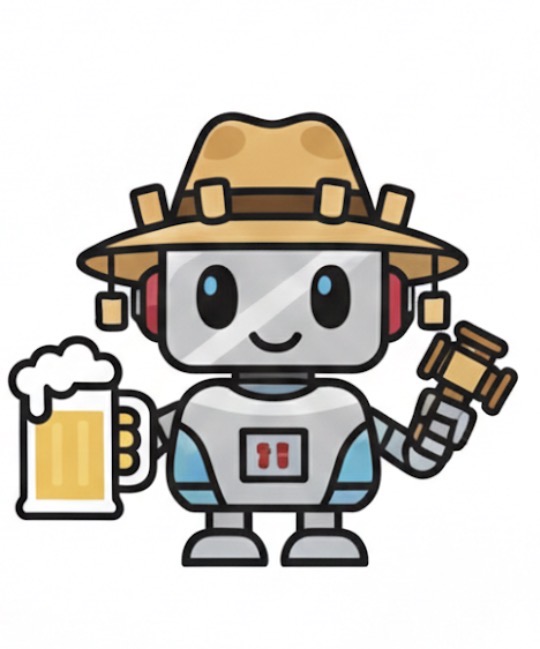 DIY DUI friendly robot mascot