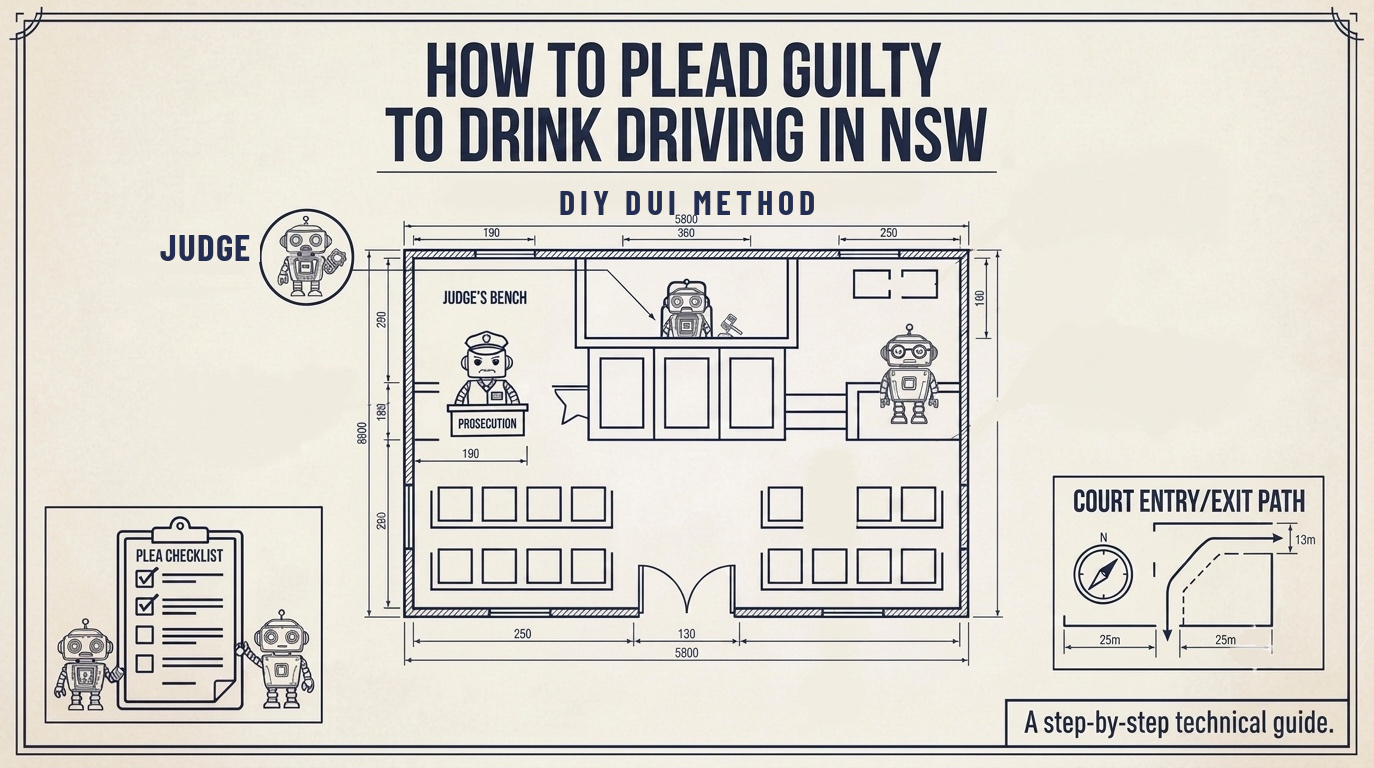 How to Plead Guilty to Drink Driving in NSW | What Happens Next