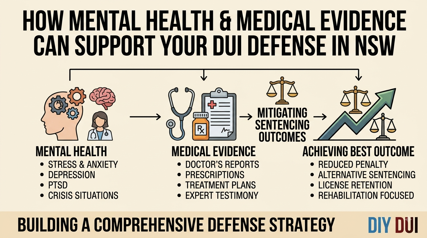 How Mental Health and Medical Evidence Can Support Your DUI Defense in NSW How Mental Health and Medical Evidence Can Support Your DUI Defense in NSW